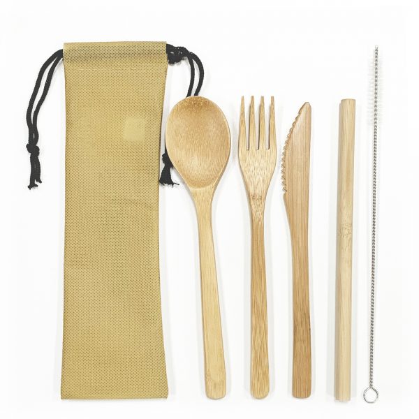 custom printed bamboo cutlery